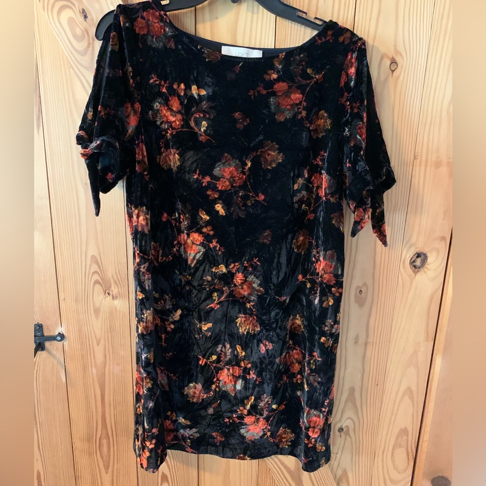 Loft velvet dress